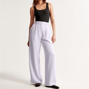 NWT Abercrombie Harper Tailored Premium Crepe Pant